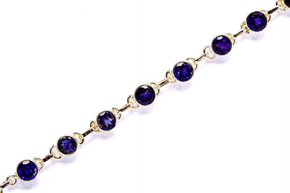Tanzanite Bracelets handcrafted by Ana Silver Co - BR90034
