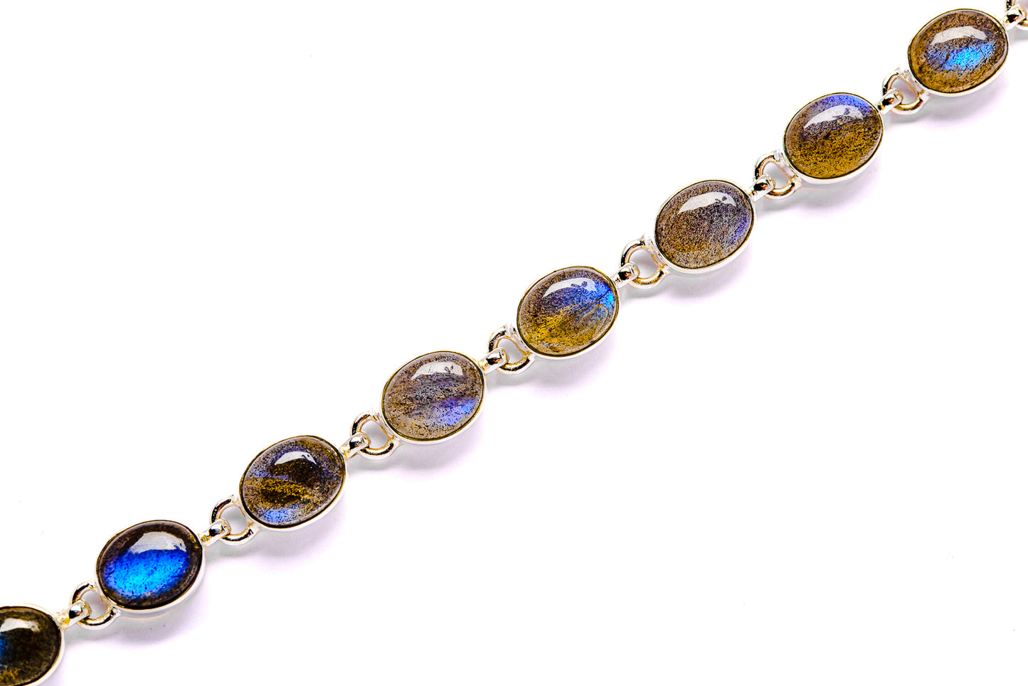 Labradorite Bracelets handcrafted by Ana Silver Co - BR90045