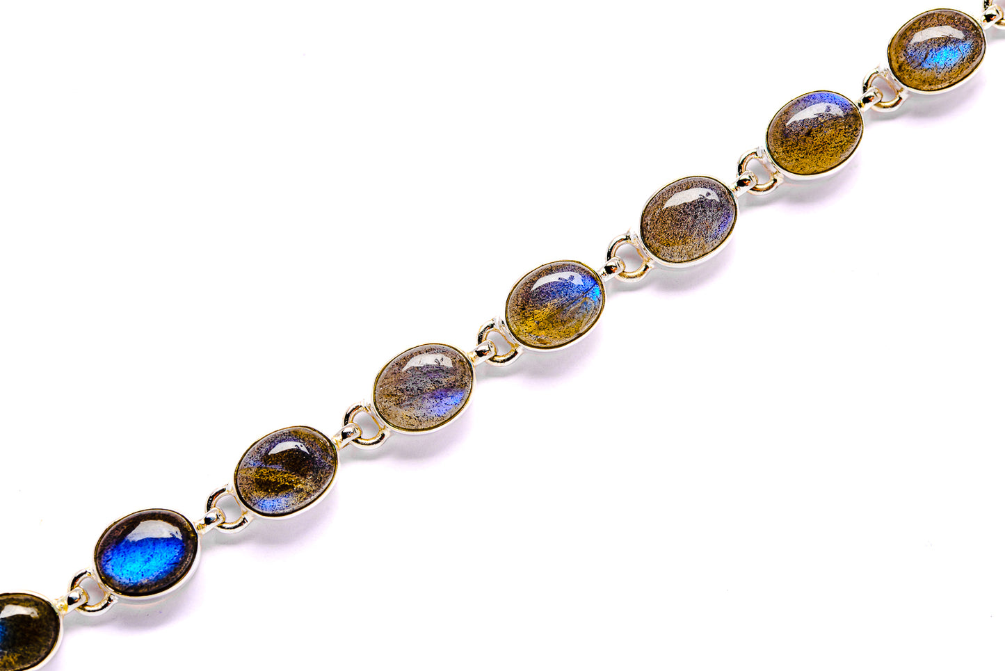 Labradorite Bracelets handcrafted by Ana Silver Co - BR90045 - Photo 2