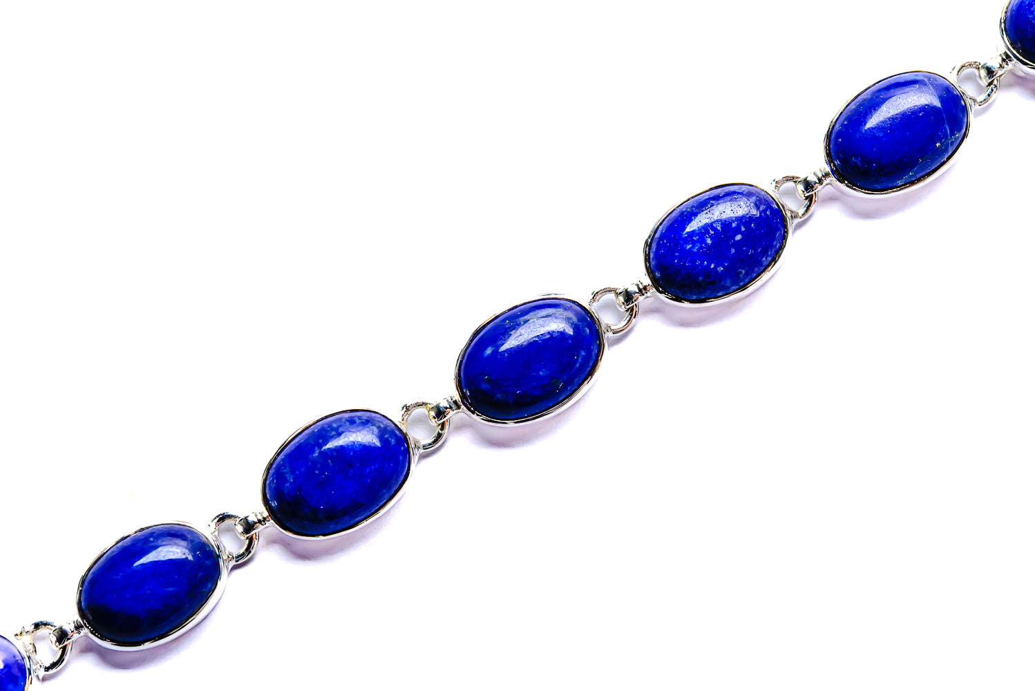 Lapis Lazuli Bracelets handcrafted by Ana Silver Co - BR90050 - Photo 2