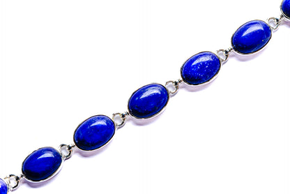 Lapis Lazuli Bracelets handcrafted by Ana Silver Co - BR90050 - Photo 2