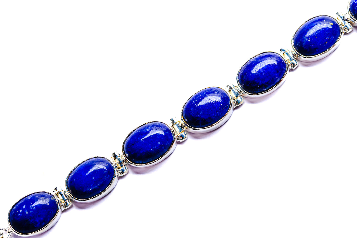 Lapis Lazuli Bracelets handcrafted by Ana Silver Co - BR90051 - Photo 2