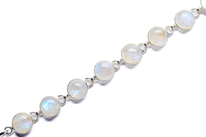 Rainbow Moonstone Bracelets handcrafted by Ana Silver Co - BR90054 - Photo 2