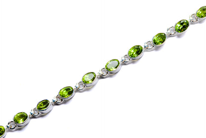 Peridot Bracelets handcrafted by Ana Silver Co - BR90057 - Photo 2