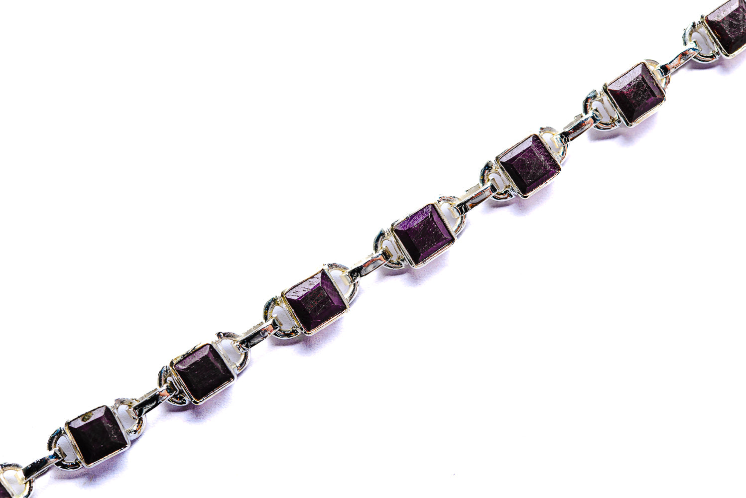Ruby Bracelets handcrafted by Ana Silver Co - BR90062 - Photo 2