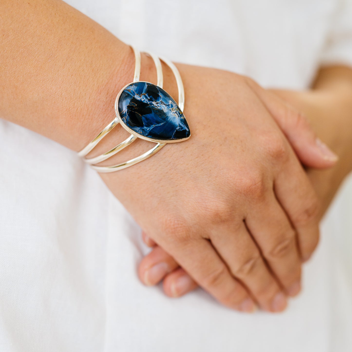 Pietersite Bracelets handcrafted by Ana Silver Co - BR90067 - Photo 2