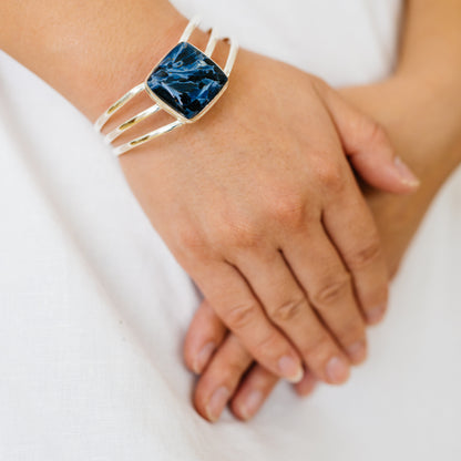 Pietersite Bracelets handcrafted by Ana Silver Co - BR90070 - Photo 2