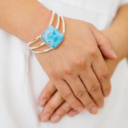 Larimar Bracelets handcrafted by Ana Silver Co - BR90077 - Photo 2