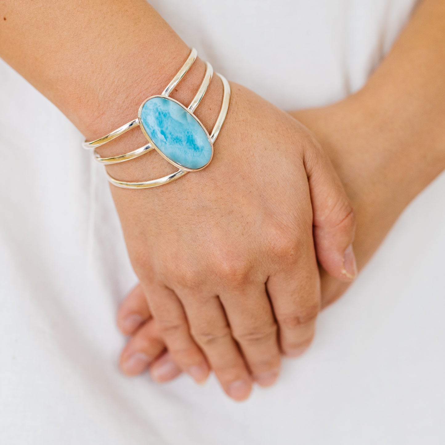 Larimar Bracelets handcrafted by Ana Silver Co - BR90079 - Photo 2