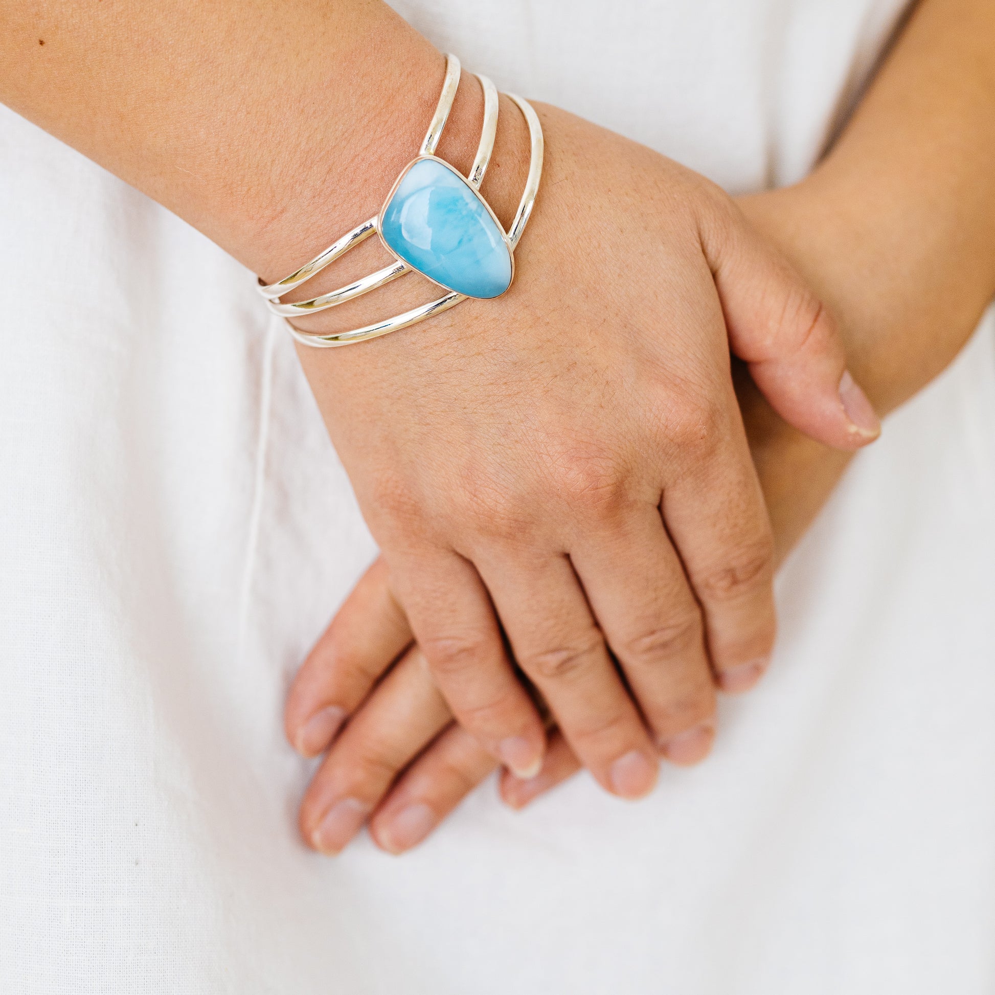 Larimar Bracelets handcrafted by Ana Silver Co - BR90080 - Photo 2