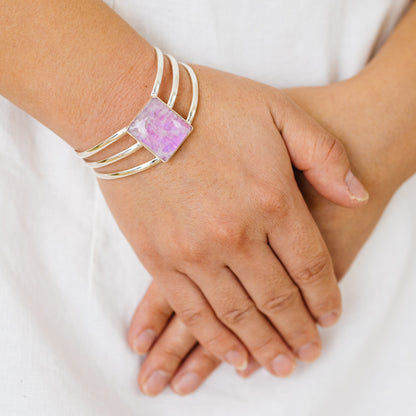 Rainbow Moonstone Bracelets handcrafted by Ana Silver Co - BR90083 - Photo 2