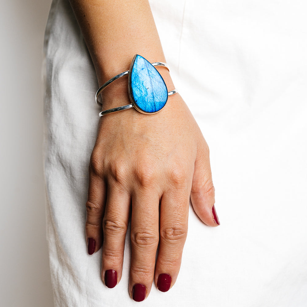 Labradorite Bracelets handcrafted by Ana Silver Co - BR90091 - Photo 2
