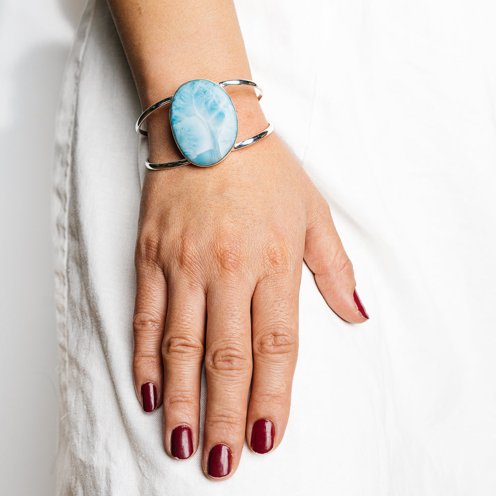 Larimar Bracelets handcrafted by Ana Silver Co - BR90109 - Photo 2