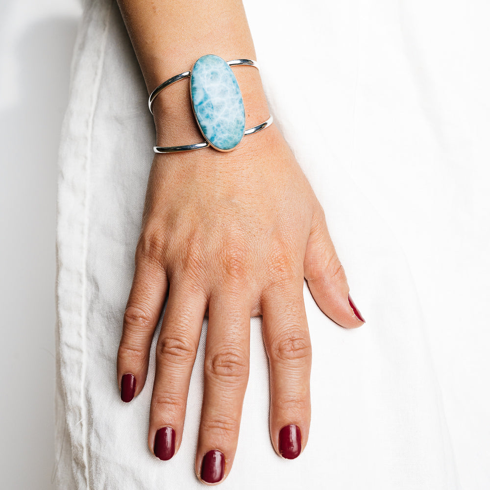 Larimar Bracelets handcrafted by Ana Silver Co - BR90113 - Photo 2