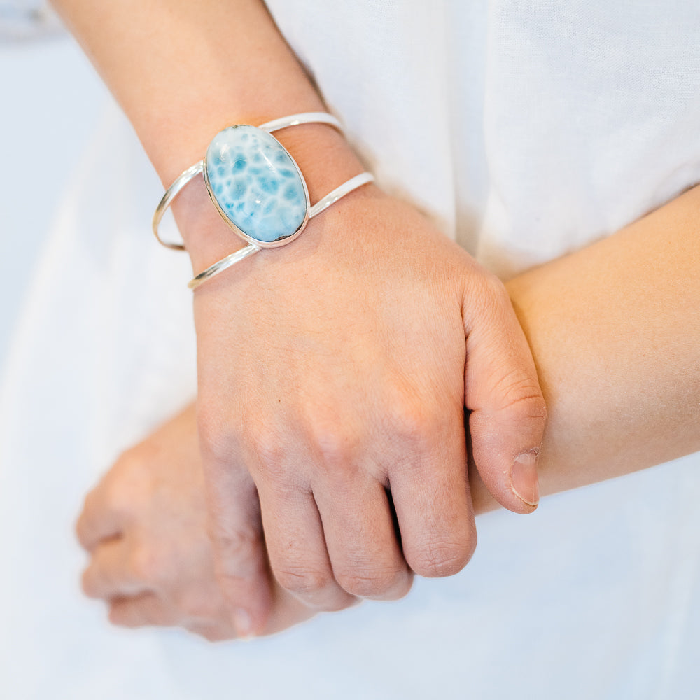 Larimar Bracelets handcrafted by Ana Silver Co - BR90200 - Photo 2