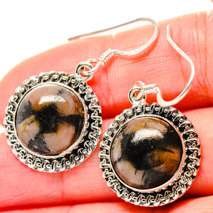 Chiastolite Earrings handcrafted by Ana Silver Co - EARR423576