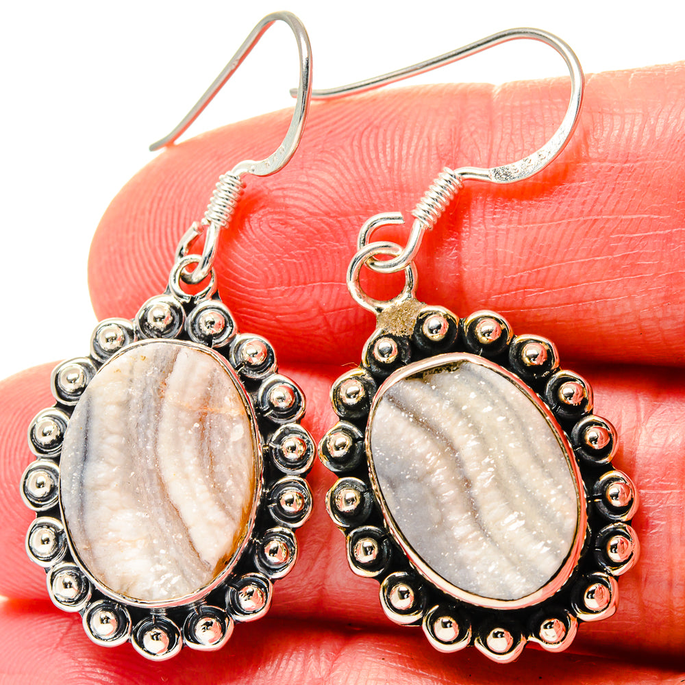 Desert Druzy Earrings handcrafted by Ana Silver Co - EARR423591