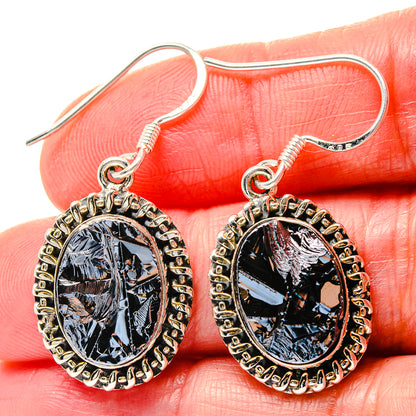 Shungite Earrings handcrafted by Ana Silver Co - EARR423593