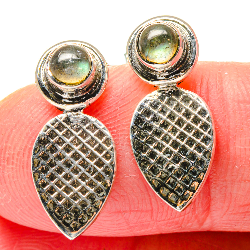 Labradorite Earrings handcrafted by Ana Silver Co - EARR423606