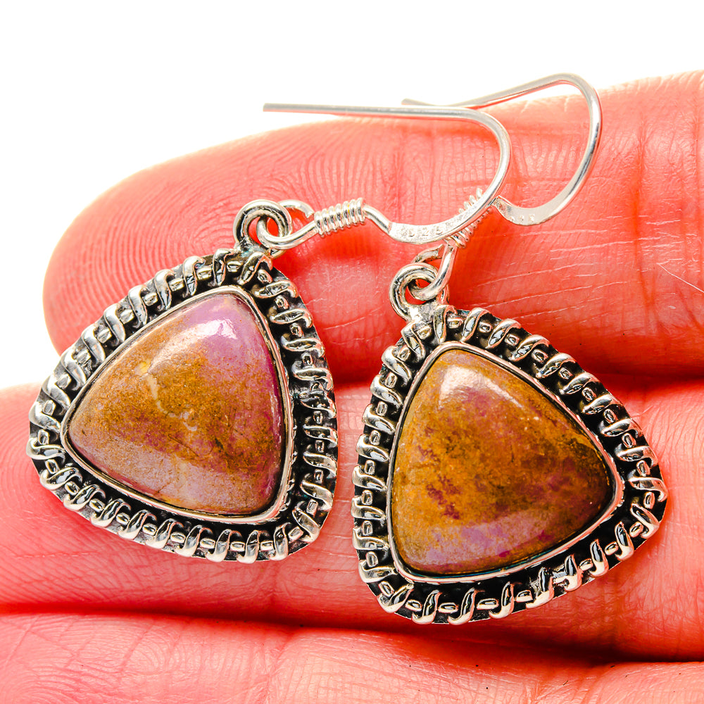 Phosphosiderite Earrings handcrafted by Ana Silver Co - EARR423608