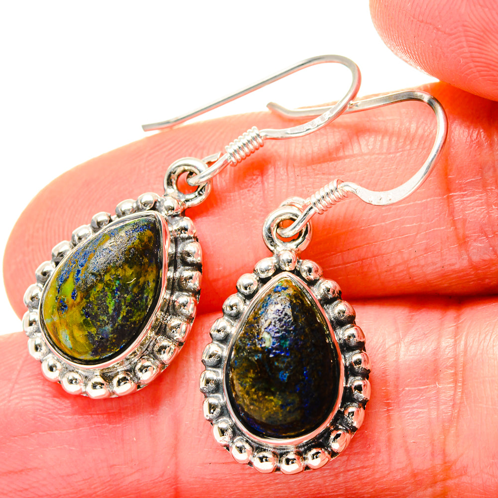 Azurite Earrings handcrafted by Ana Silver Co - EARR423611