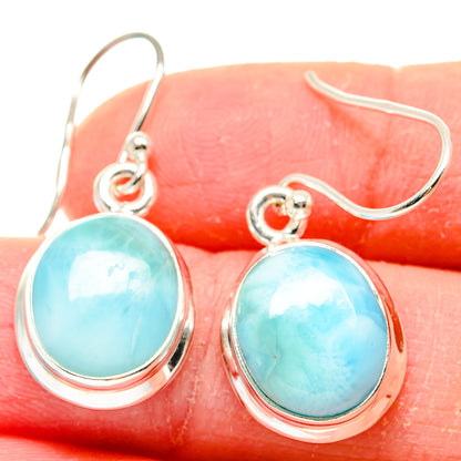 Larimar Earrings handcrafted by Ana Silver Co - EARR423618
