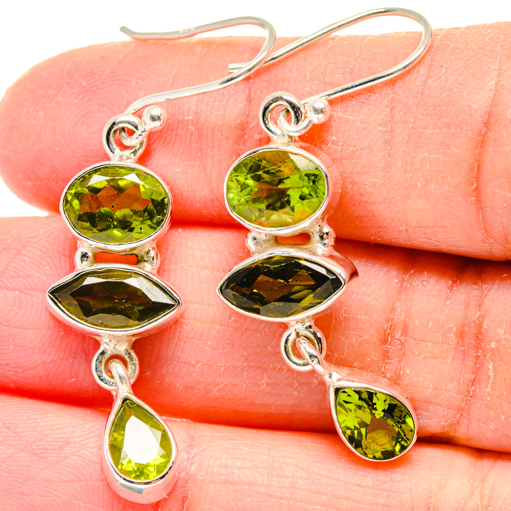 Peridot Earrings handcrafted by Ana Silver Co - EARR423622