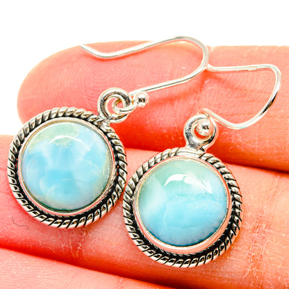 Larimar Earrings handcrafted by Ana Silver Co - EARR423642