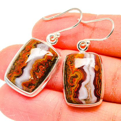 Moroccan Agate Earrings handcrafted by Ana Silver Co - EARR423649