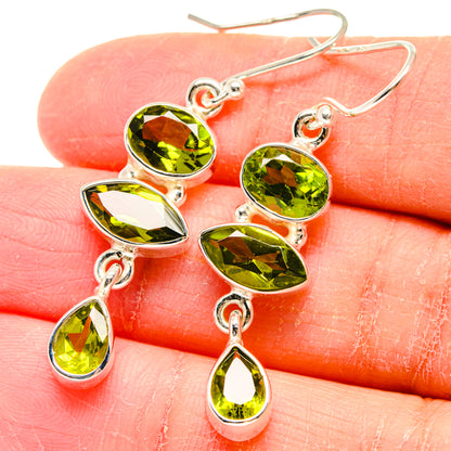Peridot Earrings handcrafted by Ana Silver Co - EARR423650