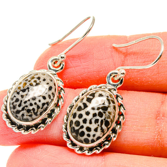 Stingray Coral Earrings handcrafted by Ana Silver Co - EARR423655
