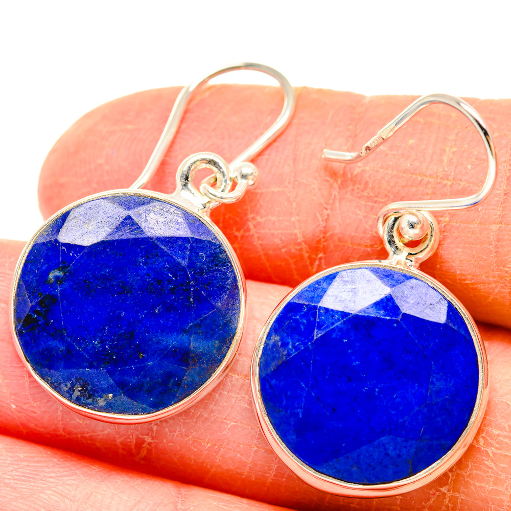 Lapis Lazuli Earrings handcrafted by Ana Silver Co - EARR423680