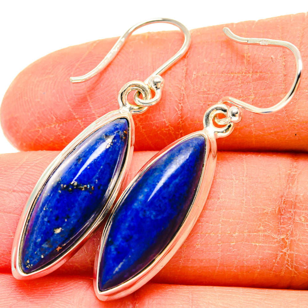 Lapis Lazuli Earrings handcrafted by Ana Silver Co - EARR423688