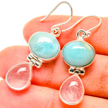 Larimar Earrings handcrafted by Ana Silver Co - EARR423692
