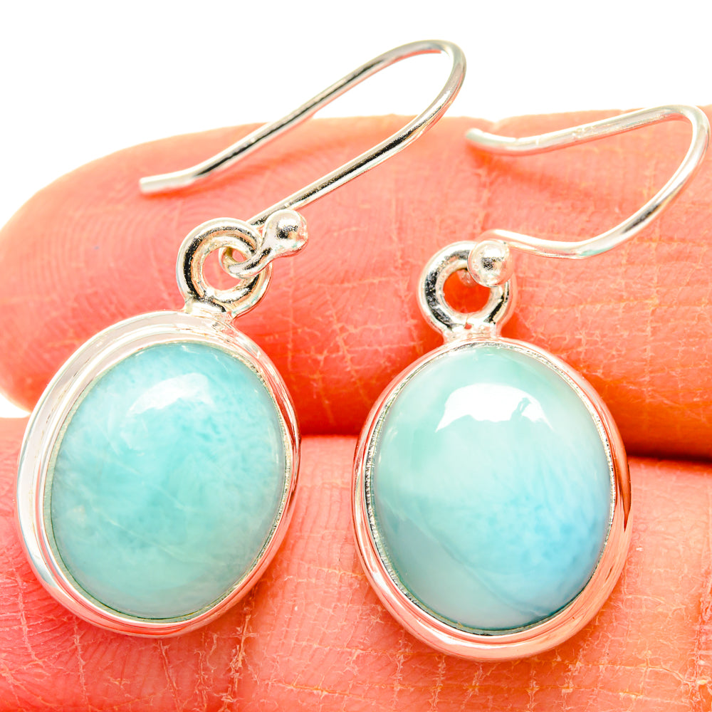 Larimar Earrings handcrafted by Ana Silver Co - EARR423694