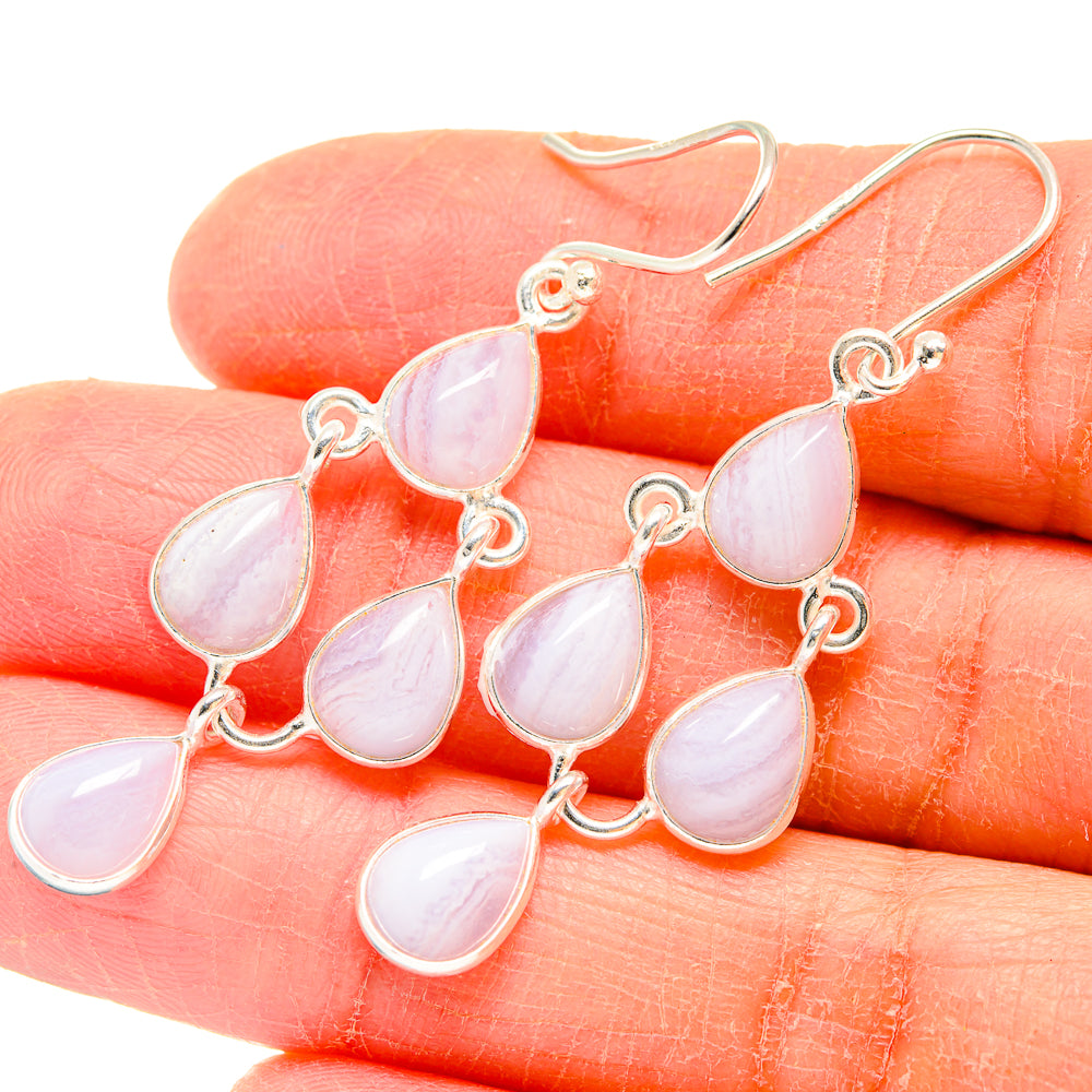 Rainbow Moonstone Earrings handcrafted by Ana Silver Co - EARR423698