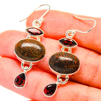 Dinosaur Bone Earrings handcrafted by Ana Silver Co - EARR423704