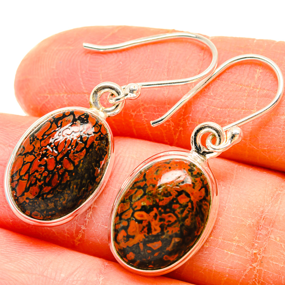 Dinosaur Bone Earrings handcrafted by Ana Silver Co - EARR423706
