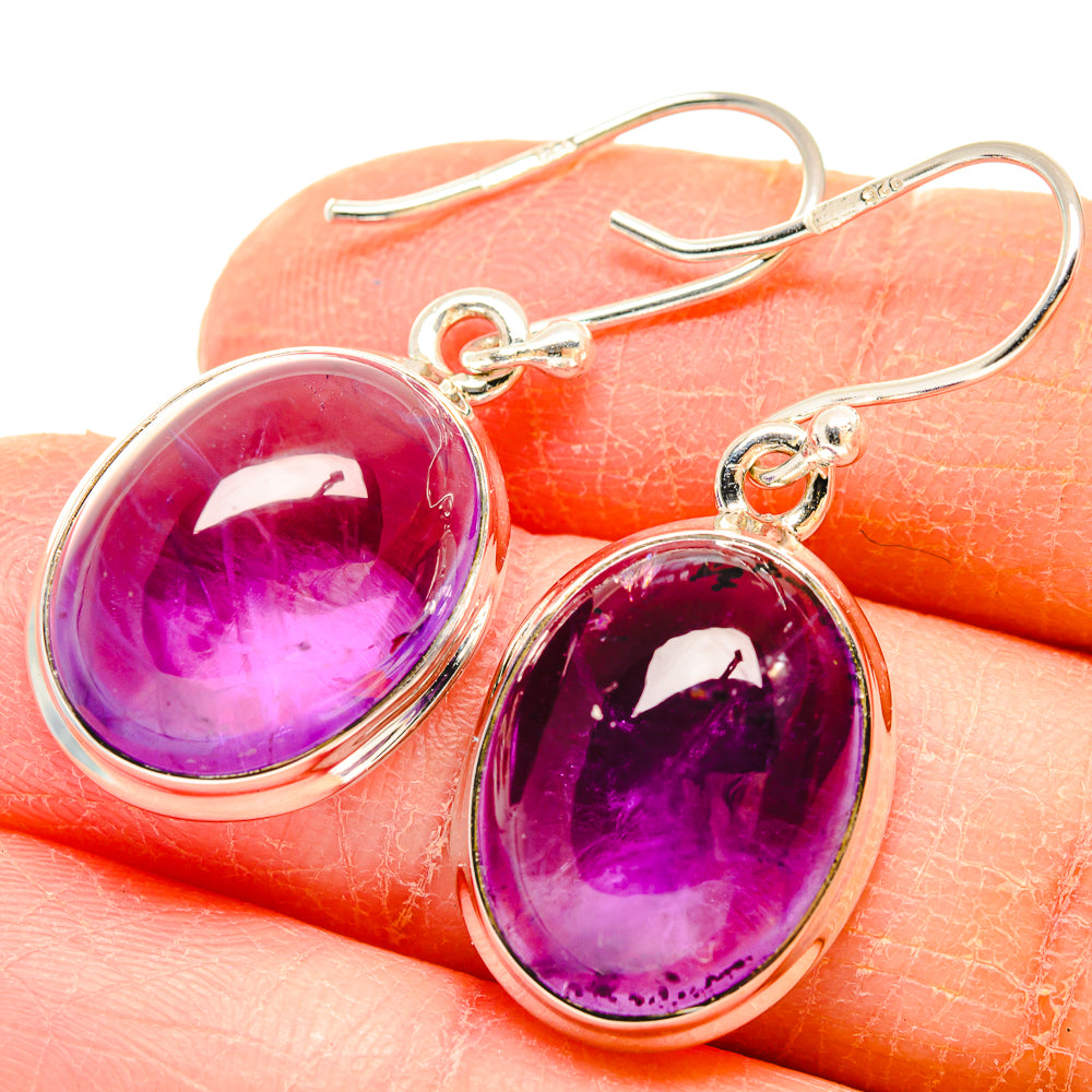 Amethyst Earrings handcrafted by Ana Silver Co - EARR423711