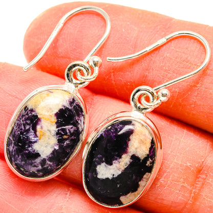 Lepidolite Earrings handcrafted by Ana Silver Co - EARR423733