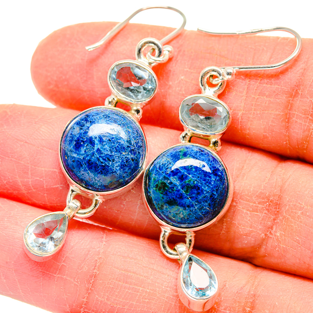 Sodalite Earrings handcrafted by Ana Silver Co - EARR423742