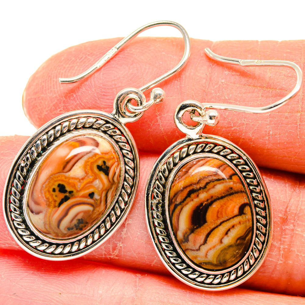 Mookaite Earrings handcrafted by Ana Silver Co - EARR423748