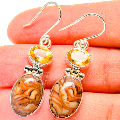 Mookaite Earrings handcrafted by Ana Silver Co - EARR423751