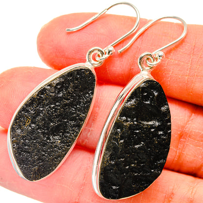 Tektite Earrings handcrafted by Ana Silver Co - EARR423755