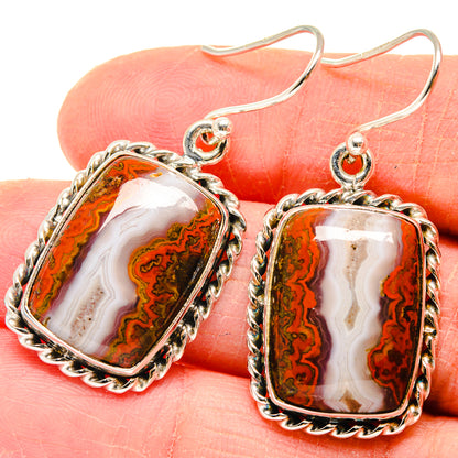 Moroccan Agate Earrings handcrafted by Ana Silver Co - EARR423761