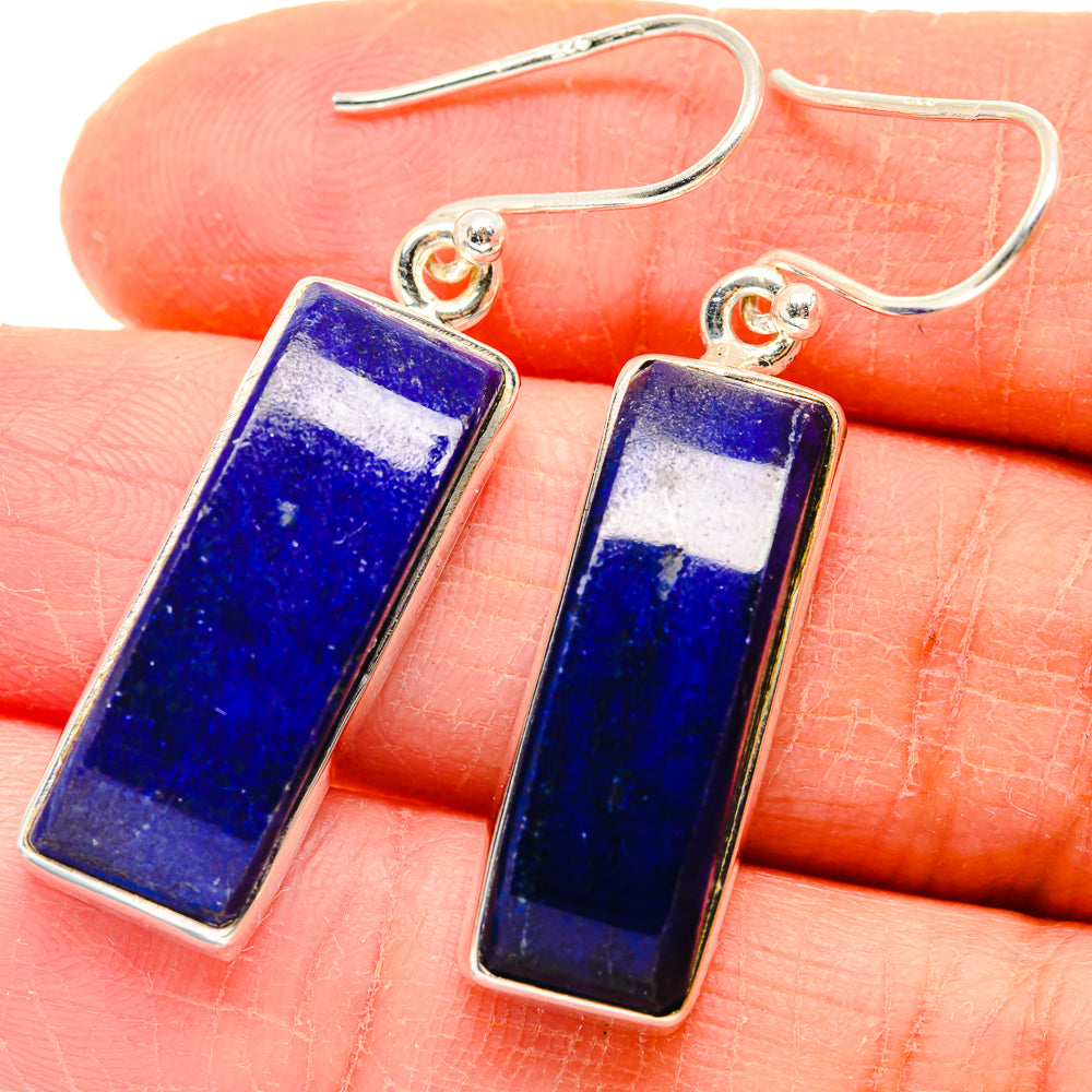 Lapis Lazuli Earrings handcrafted by Ana Silver Co - EARR423763