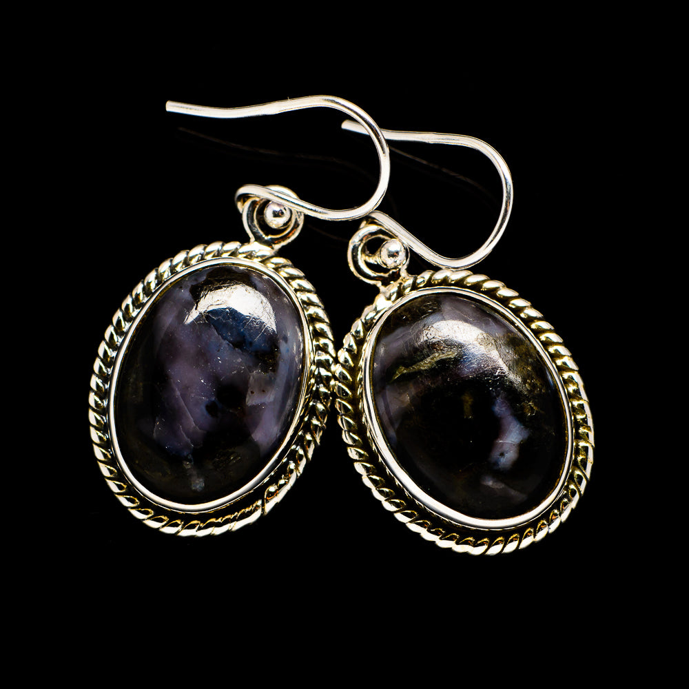 Gabbro Stone Earrings handcrafted by Ana Silver Co - EARR392470
