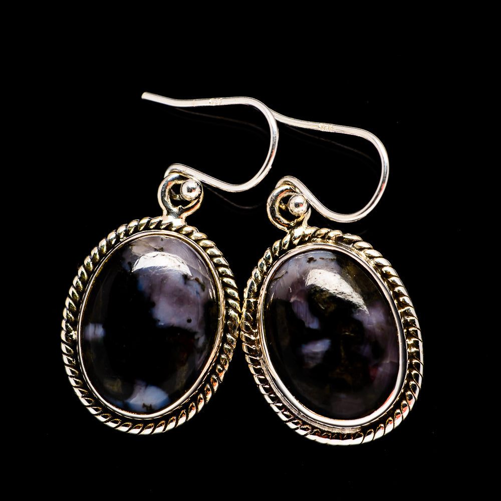 Gabbro Stone Earrings handcrafted by Ana Silver Co - EARR392475