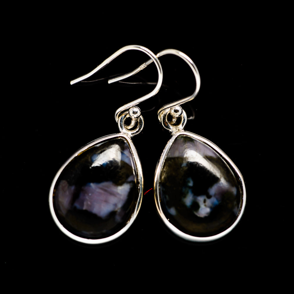 Gabbro Stone Earrings handcrafted by Ana Silver Co - EARR392482