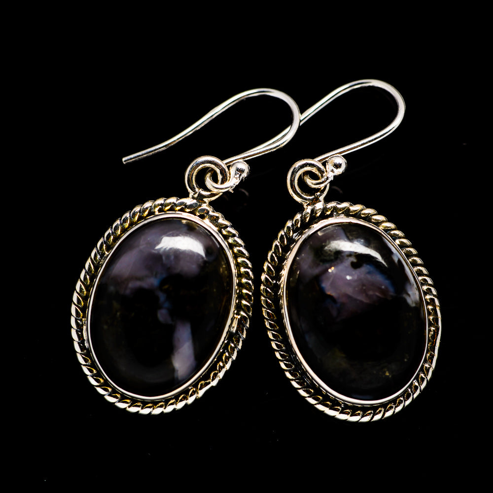 Gabbro Stone Earrings handcrafted by Ana Silver Co - EARR392486